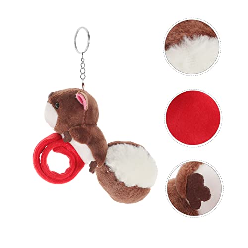 GARIOUANS Armband Eichhörnchen Kuscheltier Slap Wristband Kindergeburtstag Partygeschenk Rucksack Schlüsselanhänger Goodie Bag Füller von GARIOUANS