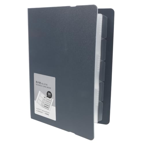 GARIOUANS Business Kartenetui Karten Visitenkartenmappe Blau Leicht Klassifizieren Praktisch Visitenkartenbox Organizer Business Kartenhalter für Kreditkarten Namenskarten von GARIOUANS