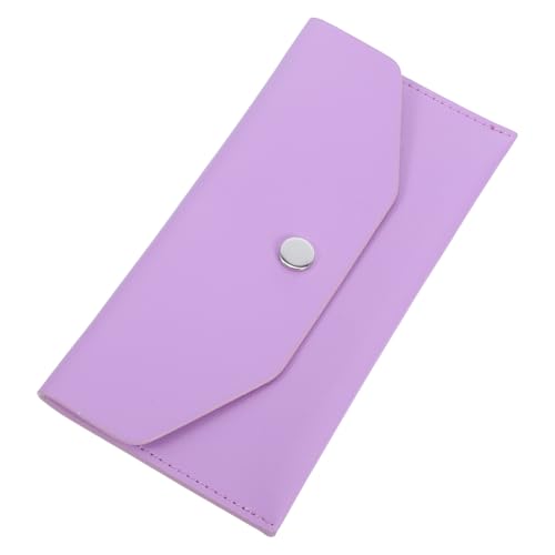 GARIOUANS Geldbörse Mit Geldumschlag Brieftasche Mit Geldumschlag Geldbörse Mit Bargeldfüllung Geldfach Frauen Brieftasche Geldbeutel Weibliche Brieftasche Geldorganisator Pu-leder Violett von GARIOUANS