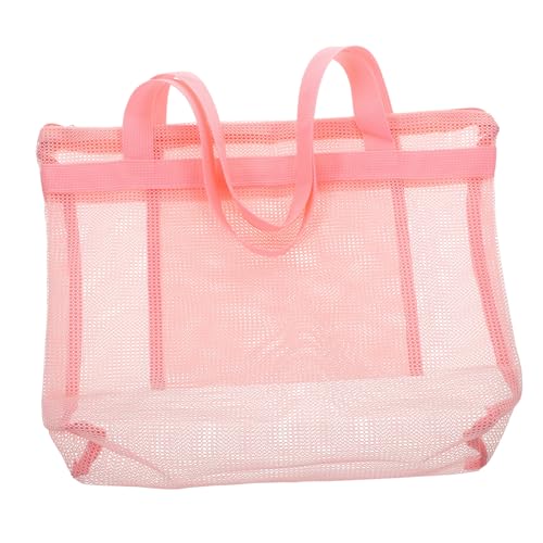 GARIOUANS Große Portable Strandtasche mit Reißverschluss und Netzmaterial Leicht mit Griff Wasserdichtes Fach für Nasse und Trockene Gegenstände für Frauen Reisen Strand und Outdoor einsatz von GARIOUANS