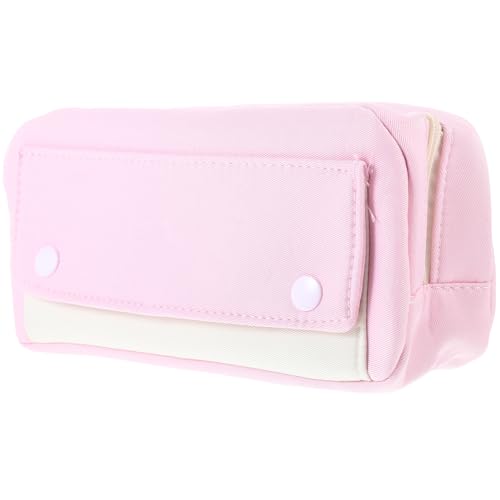 GARIOUANS Großes Federmäppchen mit Reißverschluss Leichte Polyester Tasche Vielseitiges Pencil Case für Mädchen Büro und Schule Tragbar Wiederverwendbar Geräumiger Stiftebeutel von GARIOUANS