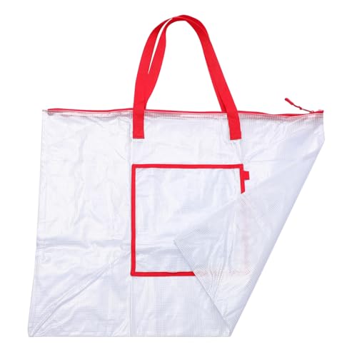 GARIOUANS Kunstportfolio Tasche mit Reißverschluss und Tragegriff Transparente Poster Aufbewahrungstasche mit Schultergurt Wasserabweisend mit Fronttasche für Stifte und Lehrmaterial von GARIOUANS