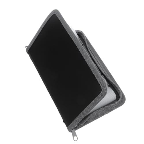 GARIOUANS Mini Fächermappe mit Reißverschluss Mehrlagiger Dokumenten Organizer Kompakte Transparente Mappe für Quittungen und Kleine Unterlagen Tragbare Aufbewahrungstasche von GARIOUANS