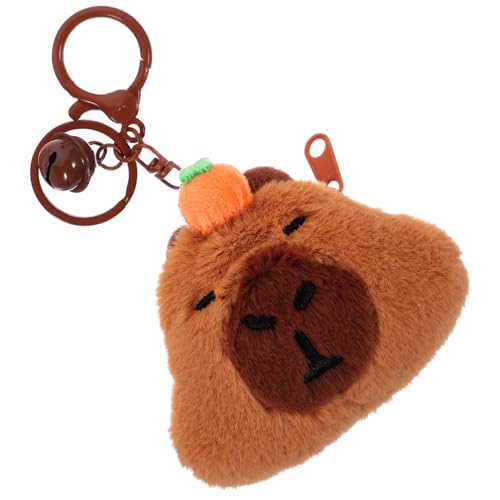 GARIOUANS Plüsch Münzgeldbörse Mini Kleingeldbörse Cartoon Tier mit Schlüsselanhänger Mädchen Niedliches Stofftäschchen Weiches Portemonnaie von GARIOUANS