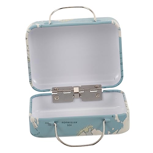 GARIOUANS Retro Kleine Schmuckbox Mini Eyelash Verpackungskoffer mit Robustem Metallgehäuse Kompakt und Leicht als und Stilvolle Aufbewahrung für Falsche Wimpern und Kleinigkeiten von GARIOUANS