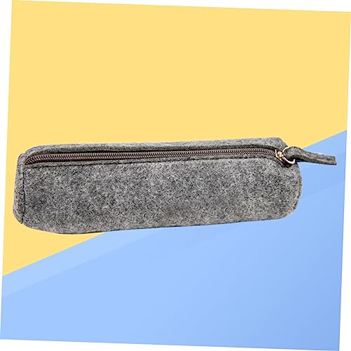GARIOUANS Runder Filz Stift und Kosmetiktasche Vielseitiger Make Up Beutel für Schule und Reisen Große Kapazität Leichtes Design von GARIOUANS