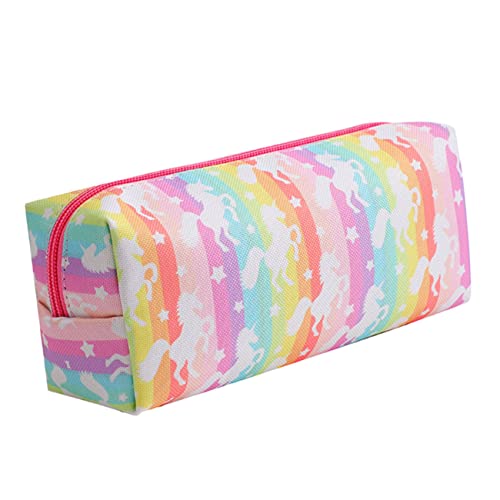 GARIOUANS Unicorn Print Federmäppchen Große Kapazität Cartoon Muster Stifttasche für Mädchen Schule Büro Schreibwaren Organizer von GARIOUANS