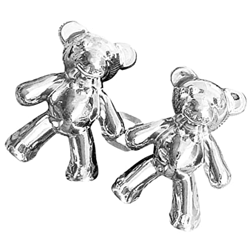 GARIOUANS Verstellbarer Jeansknopf Taillenspanner mit Dekorativem Bärenmotiv Hosenbundstraffer für Damen Einfache Anwendung zum Enger Machen Glatte Oberfläche Schützt Kleidung von GARIOUANS