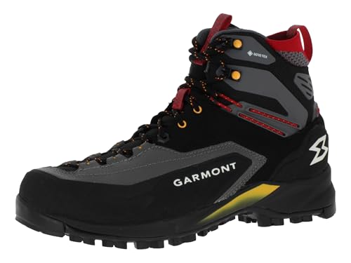 Bergschuhe Garmont Akron Mid GTX wasserdichte und stabile Herren Wanderschuhe mit griffiger Laufsohle und atmungsaktiven Obermaterial black EU 48 von GARMONT