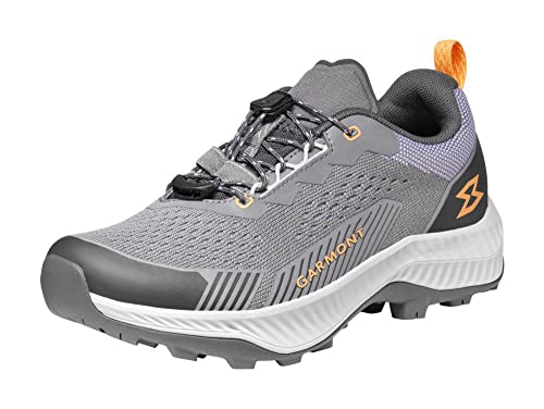 GARMONT 9.81 Pulse Damen,Frauen Trekkingschuhe,Hikingschuhe,Trailrunner,Hikingschuhe,trailrunner,Outdoor-Schuhe,Gray/Purple Rose,40 EU / 6.5 UK von GARMONT