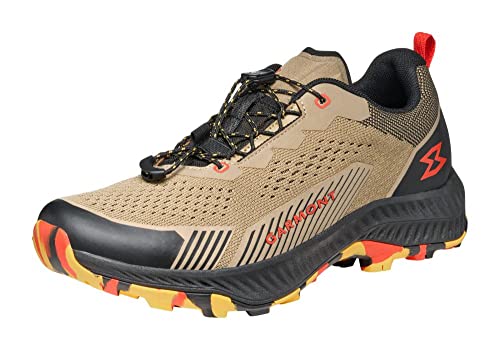 GARMONT 9.81 Pulse Unisex - Erwachsene,Damen,Herren Trekkingschuhe,Hikingschuhe,Trailrunner,Fitnessschuhe,Cornstalk Beige/Black,44.5 EU / 10 UK von GARMONT