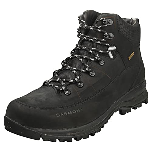 GARMONT Ascent GTX Herren,Männer Wanderstiefel,Bergschuhe,Bergstiefel,bedingt steigeisenfest,Wasserdicht,Sportschuhe,Black,47 EU / 12 UK von GARMONT