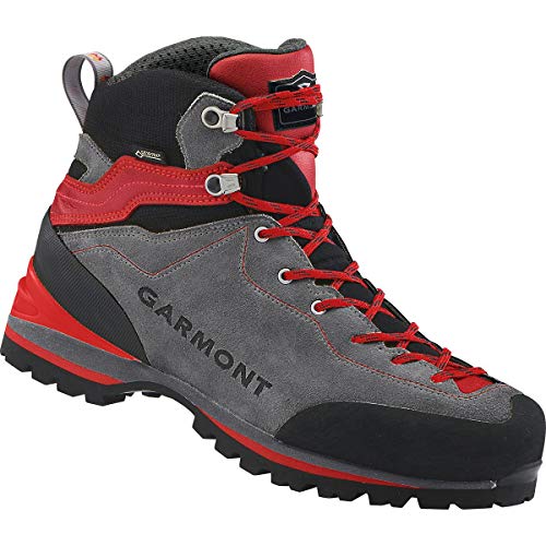 GARMONT Unisex - Erwachsene Outdoor Stiefel, Damen,Herren Sport- & Outdoorschuhe,Wechselfußbett,Sportschuhe,Trainingsschuhe,Grey/Red,45 EU / 10.5 UK von GARMONT