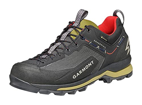 GARMONT DRAGONTAIL Synth GTX Herren,Männer Trekkingschuhe,Wanderhalbschuhe,leicht,Wasserdicht,Trainingsschuhe,White/Moss Green,43 EU / 9 UK von GARMONT