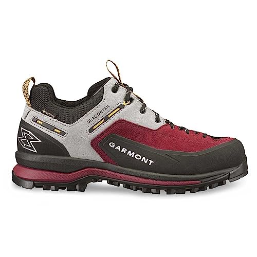 GARMONT DRAGONTAIL TECH GTX Damen,Frauen Trekkingschuhe,Zustiegsschuhe, Approachschuhe,Wasserdicht,Outdoor-Schuhe,Rhubarb Red/Grey,42 EU / 8 UK von GARMONT