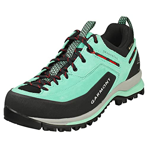 GARMONT Damen Dragontail TECH GTX Schuhe, Green-red, UK 7 von GARMONT