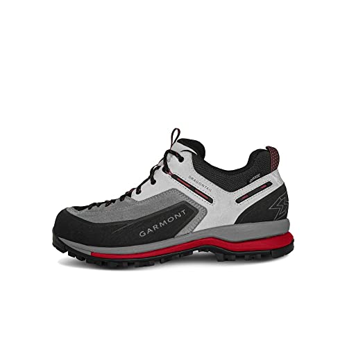 GARMONT Unisex - Erwachsene Outdoor Schuhe, Damen,Herren Sport- & Outdoorschuhe,Wechselfußbett,Trekkingschuhe,Zustiegsschuhe,Grey/Red,39.5 EU / 6 UK von GARMONT