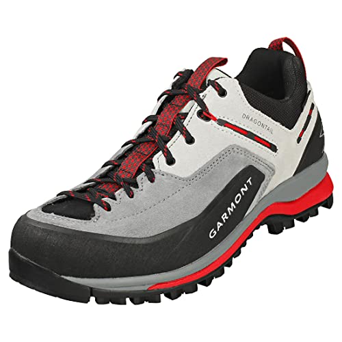 GARMONT Unisex - Erwachsene Outdoor Schuhe, Damen,Herren Sport- & Outdoorschuhe,Wechselfußbett,Trekkingschuhe,Zustiegsschuhe,Grey/Red,39.5 EU / 6 UK von GARMONT