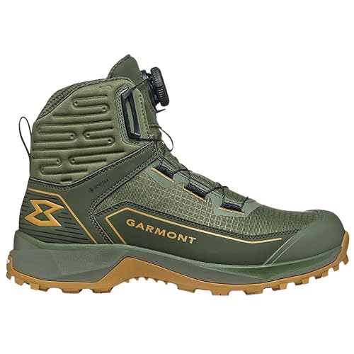 GARMONT Herren Trace Mid Boa GTX Schuhe, quadrifolium Green-Yellow, 42.5 von GARMONT