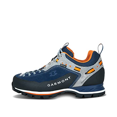 GARMONT M Dragontail MNT GTX Blau, Herren Gore-Tex Hiking- und Approachschuh, Größe EU 42.5 - Farbe Dark Blue - Orange von GARMONT