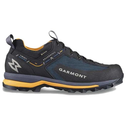 GARMONT DRAGONTAIL Synth GTX Herren,Männer Trekkingschuhe,Wanderhalbschuhe,leicht,Wasserdicht,Fitnessschuhe,leicht,Blue/Radiant Yellow,42 EU / 8 UK von GARMONT