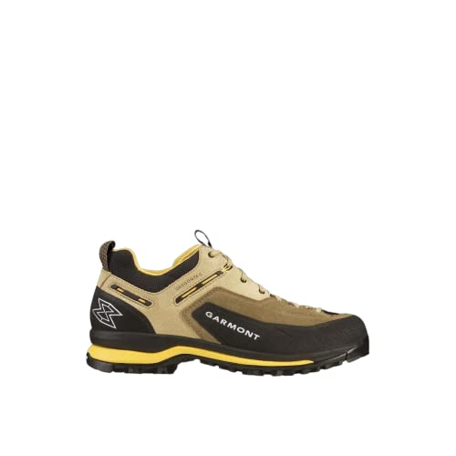 GARMONT Unisex - Erwachsene Outdoor Schuhe, Damen,Herren Sport- & Outdoorschuhe,Wechselfußbett,Trainingsschuhe,Echtleder,Beige/Yellow,47.5 EU / 12.5 UK von GARMONT