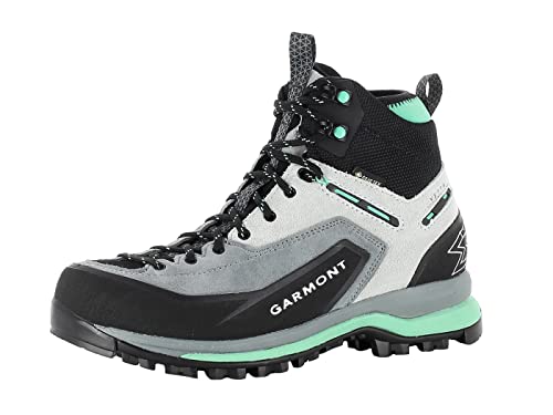 GARMONT Damen Outdoor Stiefel, Frauen Sport- & Outdoorschuhe,Wechselfußbett,Fitnessschuhe,Trekkingstiefel,Wanderstiefel,Grey/Green,39 EU / 5.5 UK von GARMONT