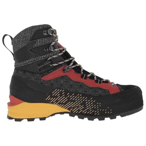 Garmont Tower 3.0 GTX wasserdichte Bergschuhe mit griffiger Laufsohle und Aufnahme für Steigeisen | Bergstiefel | Unisex | Alpinschuhe | Wasserdicht Black/Garmont Orange UK 5 - EU 38 von GARMONT