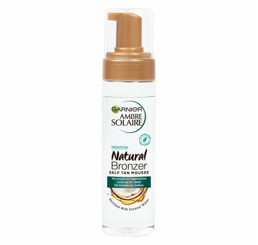 GARNIER Bronzer-Puder - Ambre Solaire Natural Bronzer Selbstbräuner Mousse 200ml von GARNIER