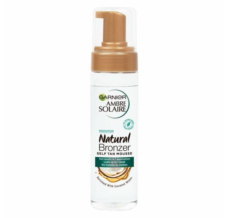 GARNIER Bronzer-Puder - Ambre Solaire Natural Bronzer Selbstbräuner Mousse 200ml von GARNIER
