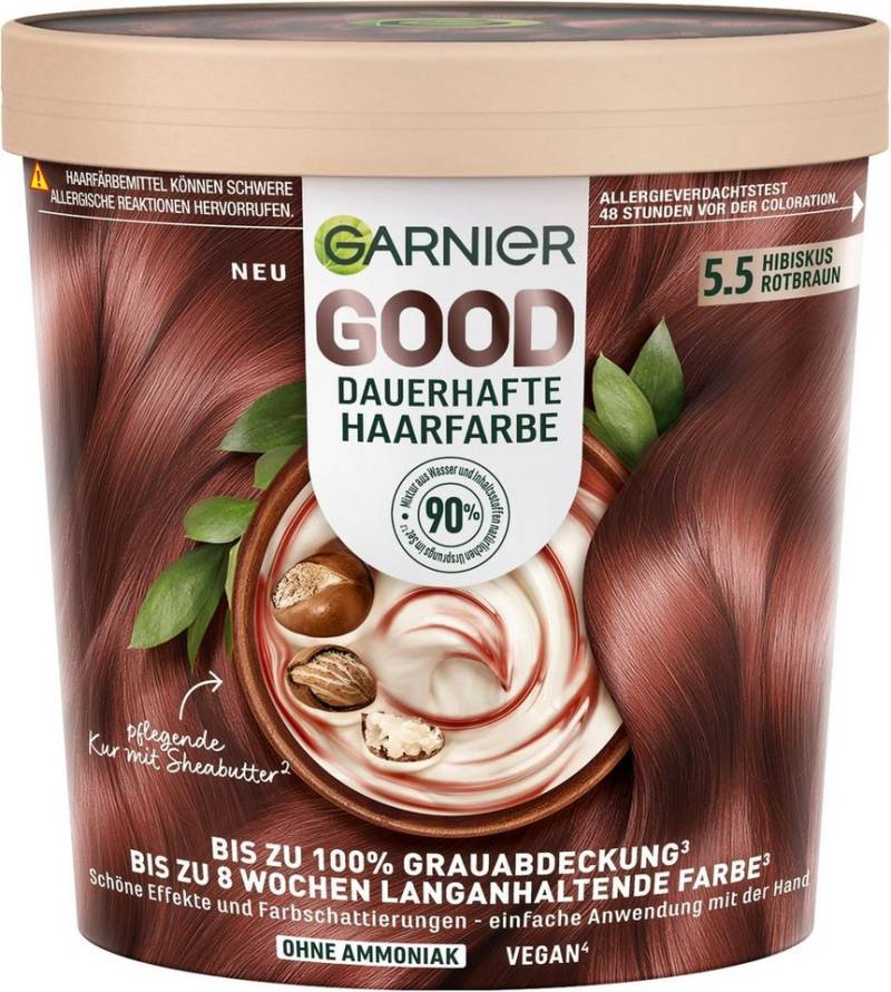 GARNIER Coloration Garnier GOOD Dauerhafte Haarfarbe, mit pflegender Formel von GARNIER