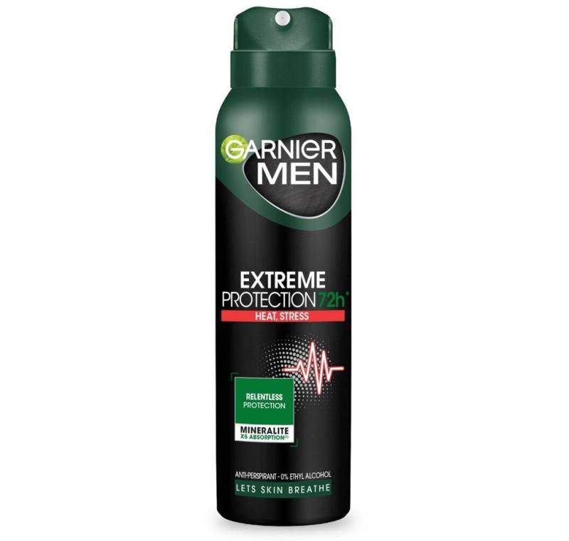 GARNIER Deo-Roller Men Extreme Protection 72h Spray Deo - Hitze, Stress 150ml von GARNIER