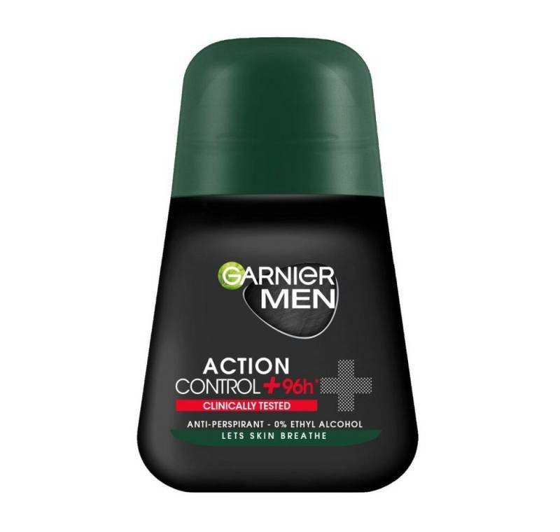 GARNIER Deo-Roller Men Roll-on Deo Action Control 96h+ Klinisch getestet 50ml von GARNIER