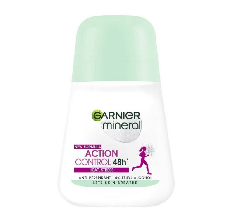 GARNIER Deo-Roller Mineral Roll-on Deodorant Action Control 48h - Hitze, Stress 50ml von GARNIER