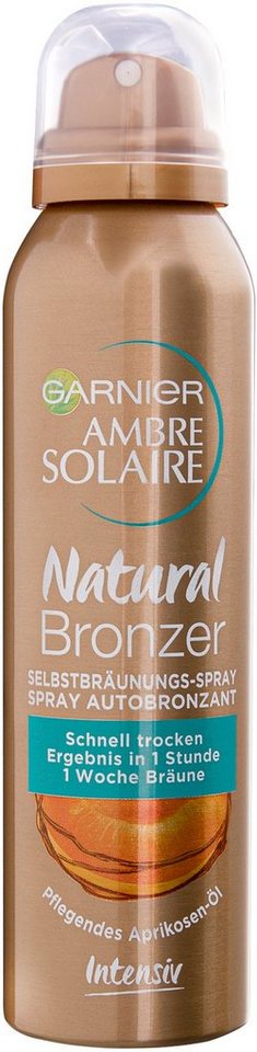 GARNIER Selbstbräunungsspray Ambre Solaire Natural Bronzer, mit einheitlicher und natürlich wirkender Bräune von GARNIER