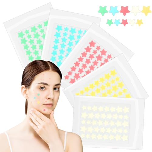 200 AknePickel Patch Sterne Pflaster Sternförmiges Pickelpflaster Pimple Patches Wasserdicht Atmungsaktiv Absorptions Akne Patches pickelpflaster von GAROMIA