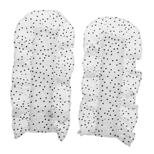 GAROZATION 1paar Abnehmbare Rüschensleeves Für Dekorative Fake-ärmel Mit Punktmuster Und Elastischen Handgelenkmanschetten Für Kostüme Und Festliche Outfits von GAROZATION