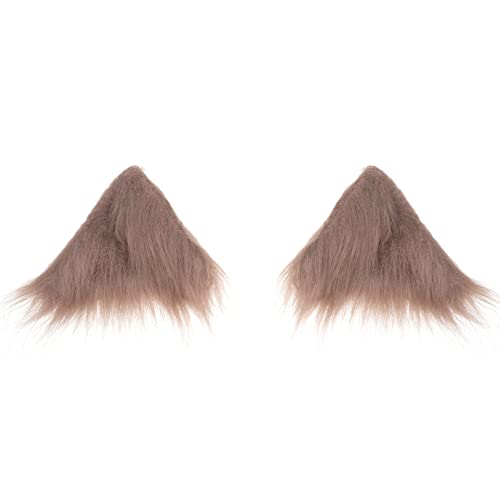 GAROZATION 1 Paar Haarspangen Mit Tierohren Aus Plüsch Haarschmuck Für Mädchen Cosplay-haarspangen Bequem Und Dekorativ Für Partys Und Foto-requisiten von GAROZATION