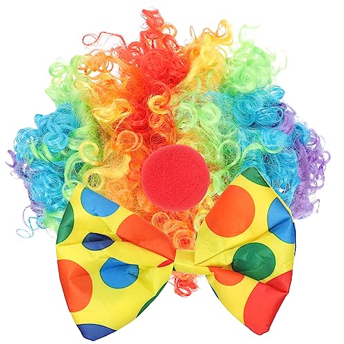 GAROZATION Lustiges Clown-fliegen-set Kummerbund Und Fliege Party-requisiten Für Karneval Zirkus Halloween von GAROZATION