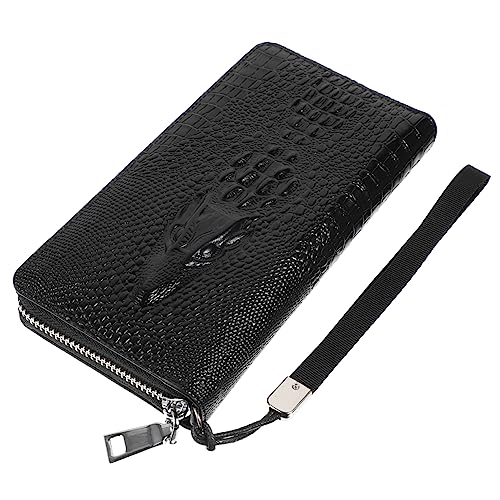 GAROZATION Herren Geldbörse Große Kapazität Print Bifold Geldbörse Reißverschluss Mode Und Sicher von GAROZATION