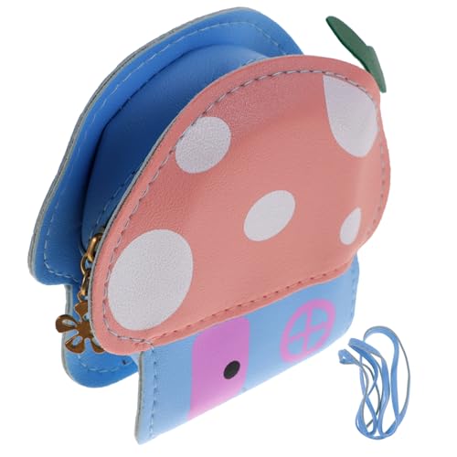 GAROZATION 1stück Kids Umhängetasche Pilz Design Modische Geldbörse Für Junge Mädchen Für Snacks Münzen Und Kleine Gegenstände Accessoire Für Jungen Und Mädchen Aus Hochwertigem von GAROZATION