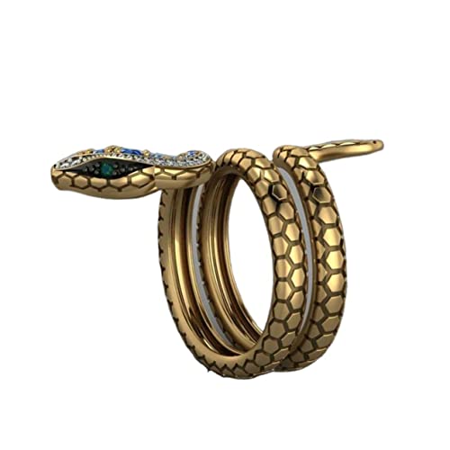 GAROZATION 1Stk Schlangenring Manschettenring Mode-Finger- Zehe einzigartiger Fingerring freundschaftsringe bescherung weihnachten vielseitiger Ring Fingerring Kupfer GAROZATION 1Stk Schlangenring Manschettenring Mode-Finger- Zehe einzigartiger Fingerring freundschaftsringe bescherung weihnachten vielseitiger Ring Fingerring Kupfer von GAROZATION