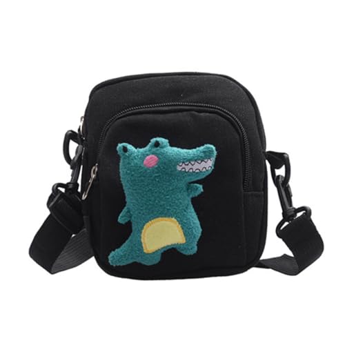 GAROZATION Modische Schultertasche Aus Segeltuch Mit Dinosaurier-Design Umhängetasche Für Damen von GAROZATION