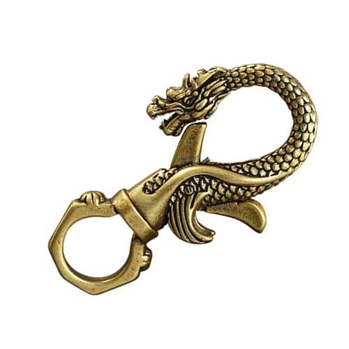 GAROZATION Kreativer Schlüsselanhänger Kupferanhänger Schlüsselring Riegelverschluss Für Die Inneneinrichtung Retro-kupferhandwerk Schlüsselanhänger Robust Verformt Sich Nicht Leicht von GAROZATION