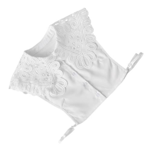 GAROZATION Romantischer Chiffon-hemdkragen mit Spitzenausschnitt für Damen Kleiderdekoration GAROZATION Romantischer Chiffon-hemdkragen mit Spitzenausschnitt für Damen Kleiderdekoration von GAROZATION