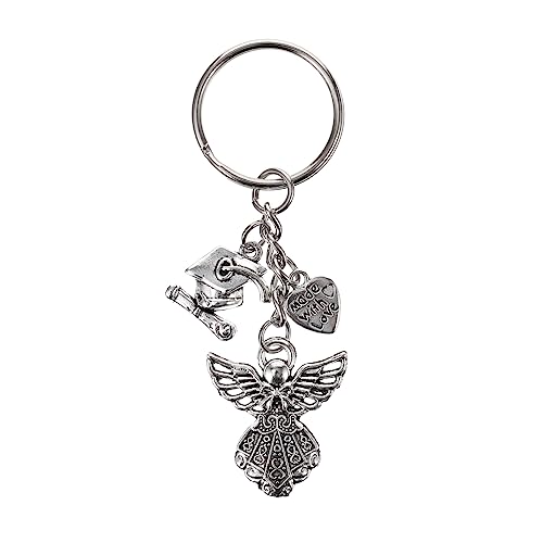 GAROZATION 1pc Abschluss Doktorand Der Schlüsselkette Anhängertasche Taschenschlüsselhängele Keychain von GAROZATION