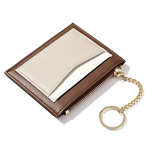 GAROZATION 1stück Fashionable Splice Wallet Für Frauen Kompaktes Pu-Leder Geldbörse Mit Fächern Für Reisen Und Alltag Braun Leicht Und Strapazierfähig von GAROZATION