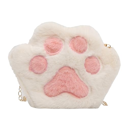 GAROZATION 1stück Niedliche Cartoon Plüsch Umhängetasche Wacky Bag Für Mädchen Große Kapazität Flauschige Schultertasche Für Und Alltag von GAROZATION