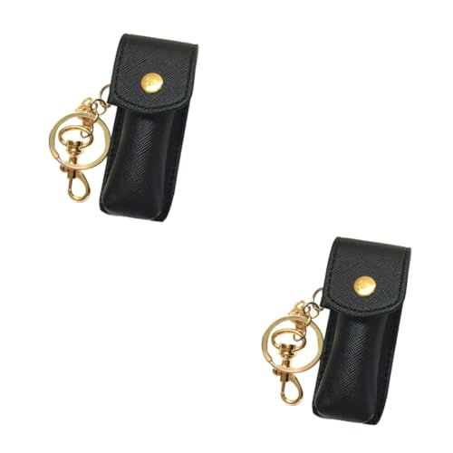 GAROZATION 2 Stück Schlüsselanhänger-lippenstiftetui Kompakte Aufbewahrungstasche Für Lippenstift-Organizer von GAROZATION