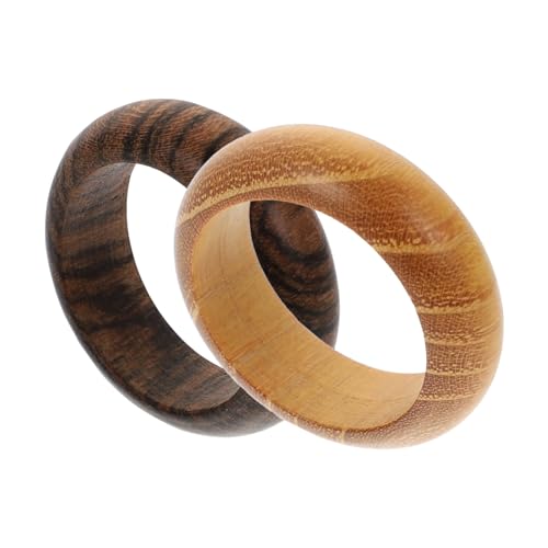 GAROZATION Handwerk Holz Set Vintage Knuckle Finger Stilvolle Finger Decor Holz Schmuck von GAROZATION